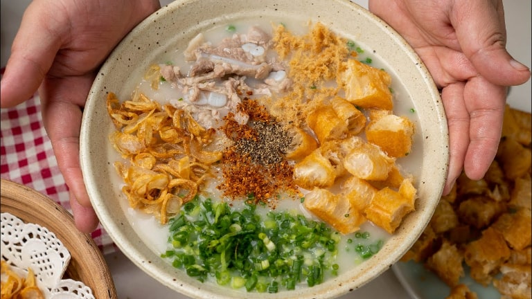Cháo Quẩy Sườn Sụn