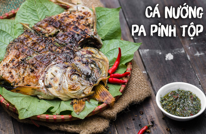 Cá nướng pa pỉnh tộp